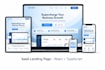 build a modern react website or landing page fast