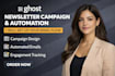design ghost newsletter campaign ghost email design ghost email automation setup