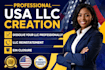 do USA llc creation, dissolve your llc professionally ,llc reinstate,ein closure