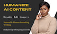 rewrite and humanize ai written content