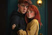 draw a personalized couple cartoon avatar