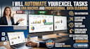 create advanced excel dashboards, vba macros, and automate tasks