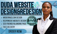 design duda website design, duda redesign, duda website seo