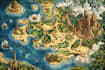 design a professional fantasy or historical map