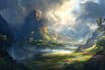 design stunning fantasy landscape