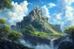 design stunning fantasy landscape