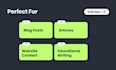 proofread and edit your blogs for clarity and readability