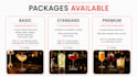 create a mocktail menu for bars and restaurants