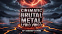 create a dark  metal animated lyric video