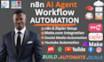 build n8n automation, ai agent, workflow automation and API integration