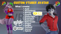 do custom furry vtuber model, anime vrc avatar, nsfw vrchat avatar commission