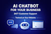 create an ai chatbot trained on your website