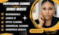 build house office cleaning service website, hvac booking koala website launch2