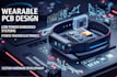 design wearable pcb, low power embedded electronics and fitness tracker