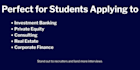 review and improve your finance internship resume