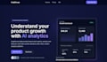 develop a modern startup landing page using next