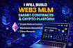 build web3 referral platform with smart contracts and token rewards