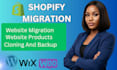migrate ecwid wix wordpress square website to shopify store transfer