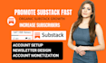 substack account setup substack newsletter design substack manage substack