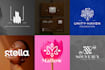 design highly premium minimalist and luxury elegant logo