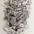 create  a traditional japanese irezumi tattoo