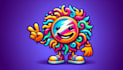 make grateful dead inspired mascot logo design without any copyright concept