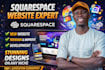 build squarespace website, squarespace redesign, squarespace website development