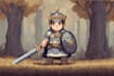 create a pixel art character sprite