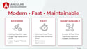 develop angular application for your project