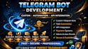 develop a custom telegram bot with python for your telegram, telegram automation