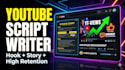 write viral youtube hooks and high retention video scripts