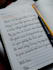 write neat and beautiful handwritten notes, letters