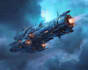 illustrate a spaceships and sci fi vehicles