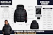 design bomber jacket, coach jacket, puffer, varsity hoodie jacket with tech pack