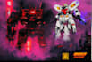 create retro mecha or scifi gundam art