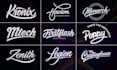 create modern handwritten, script, calligraphy logo