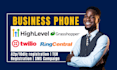 do ringcentral tcr compliance, twilio gohighlevel a2p 10dlc registration