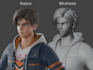 create stylized 3d character clean topology