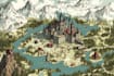 design vector maps, event maps, fantasy festival maps