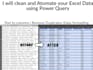 professionally clean organise and transform messy excel data
