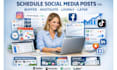 schedule social media post scheduling via buffer hootsuite loomly later
