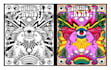 make handdrawn trippy 90s, psychedelic or futuristic 3d logo