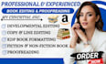 do book editing, fiction and non fiction book formatting, developmental editor