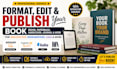 format edit and publish book for ingramspark, ebook on amazon kdp journal lulu