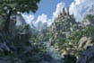design 2d game concept art background and environment