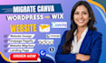 design canva website migrate to wix website redesign openchart