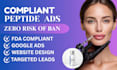 setup a fda compliant peptide ads peptide website google ads
