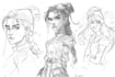 draw sketches with your character