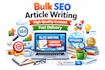 do bulk SEO article writing,