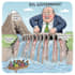 create a political or satirical cartoon